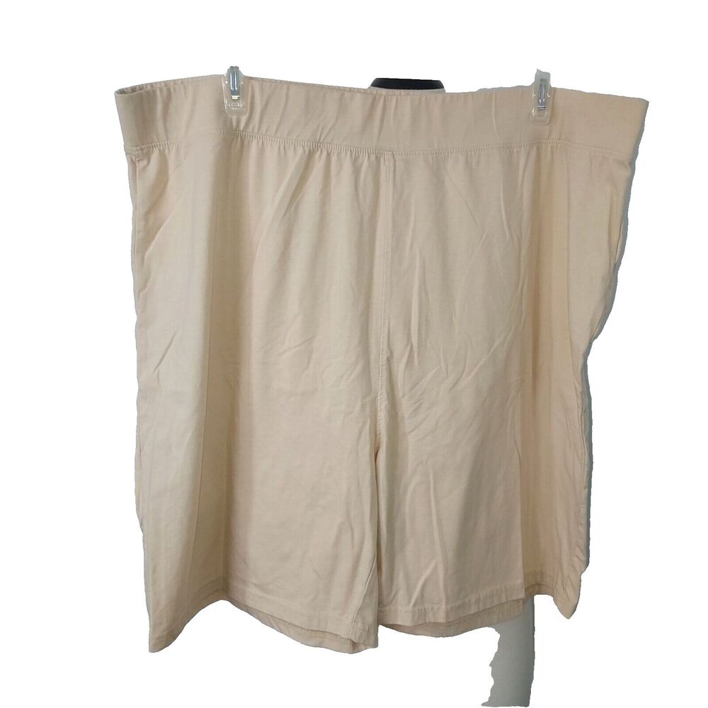 Nasty Gal Shorts Womens Size 24 Loungewear Comfy Elastic Waist Pull On Beige